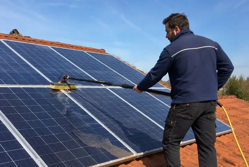 Nettoyage et entretien de panneaux solaires à Saint-Pierre-de-Mons